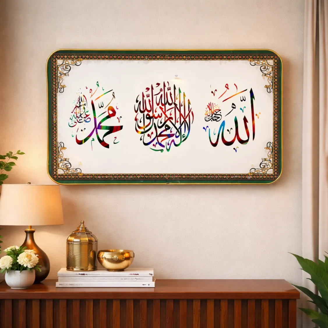 Islamic Calligraphy Wall Frame