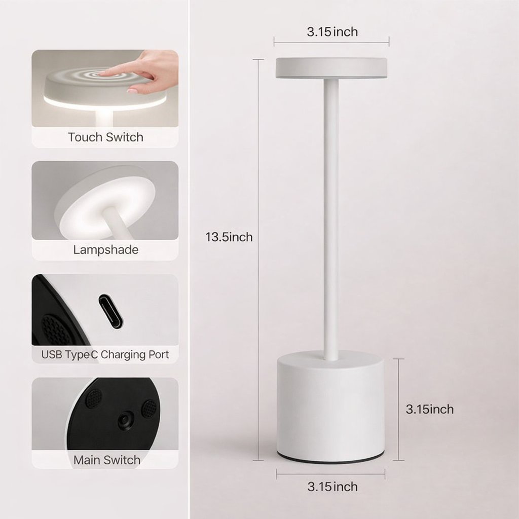 Minimalist Touch Table Lamp - Image 4