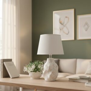 Marble Glow Ceramic Table Lamp